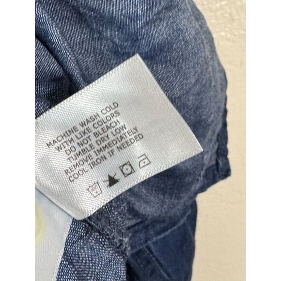 Coolibar Long Sleeve Chambray Denim Tunic Top Women Plus size 3X UPF 50+ Blue - Picture 7 of 16